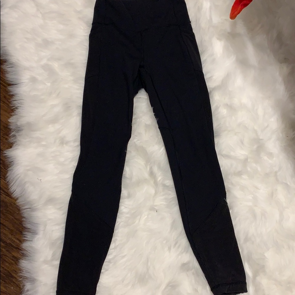 Lululemon black mesh leggings
